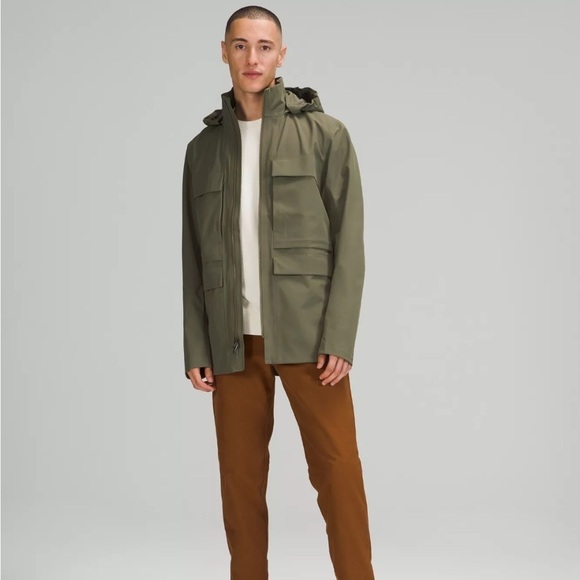 lululemon athletica Other - Lululemon Outpour StretchSeal Field Jacket Medium Olive